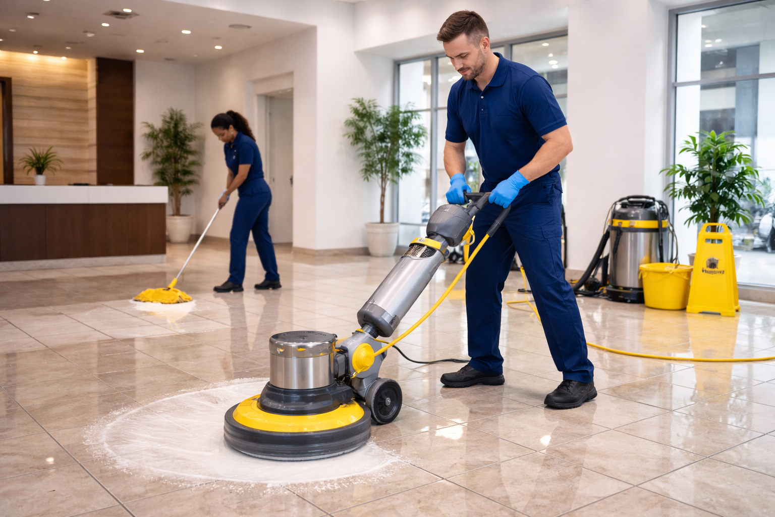 Floor Stripping & Waxing